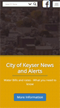 Mobile Screenshot of cityofkeyser.com